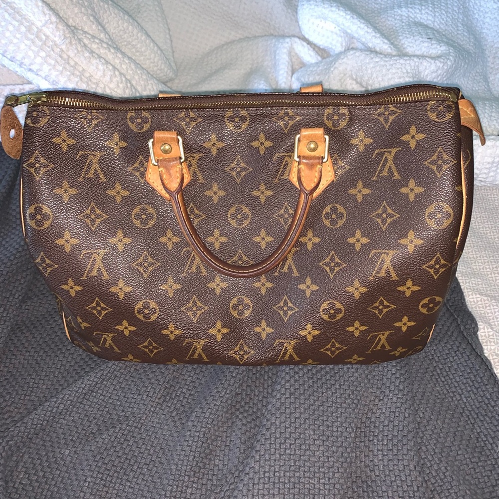 100% Authentic Louis Vuitton Monogram Speedy 35